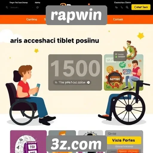 Acessibilidade e inclusão no site Rapwin